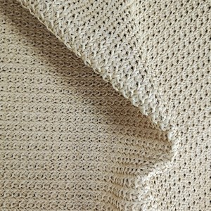 Moda de tela tejida reciclada